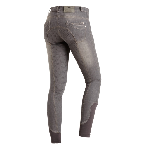Bryczesy jeansowe Schockemöhle Delphi Jeans w kolorze szarym