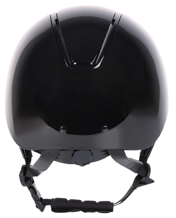 Kask jeździecki z regulacją Harry's Horse Royal Glossy w kolorze czarnym