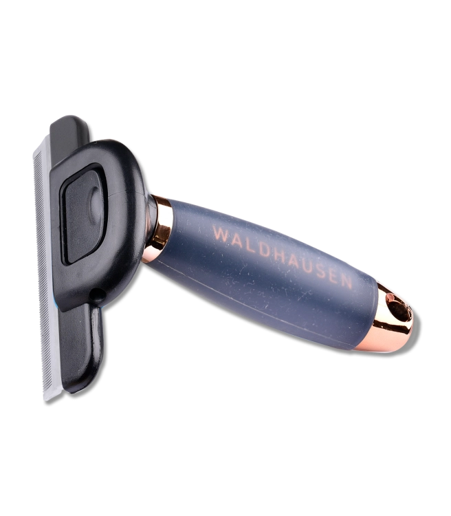Trymer dla konia i psa Waldhausen Gel w kolorze czarnym / rosegold