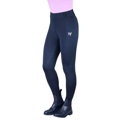 Legginsy jeździeckie York Nova w kolorze granatowym