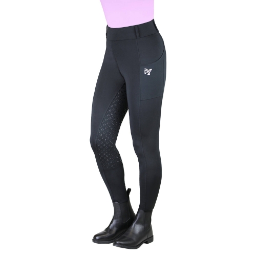 Legginsy jeździeckie York Nova w kolorze czarnym