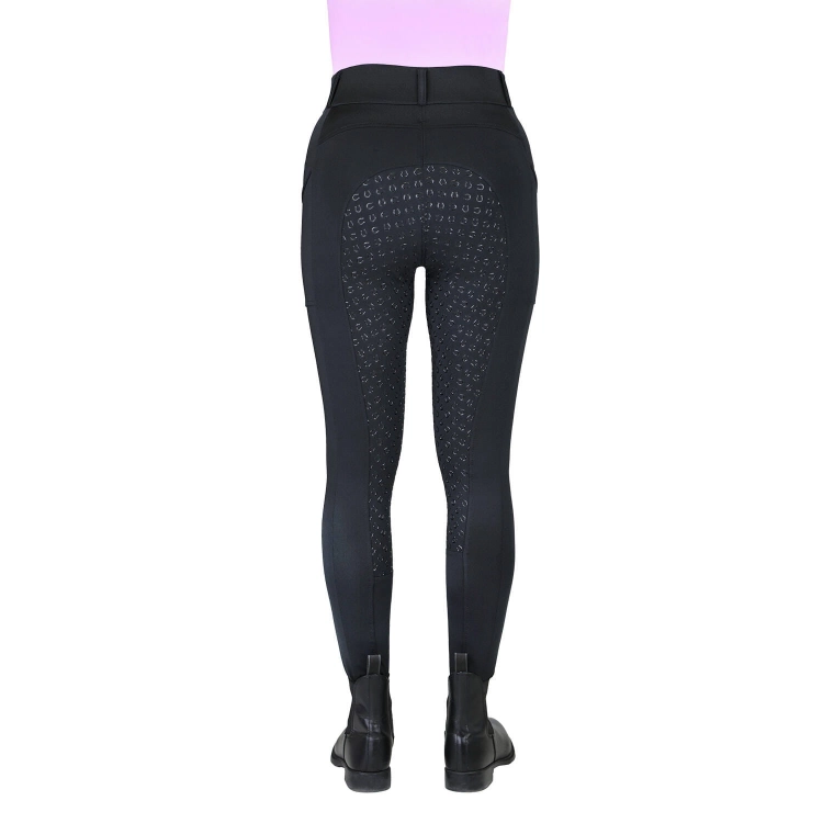 Legginsy do jazdy konnej York Nova w kolorze czarnym