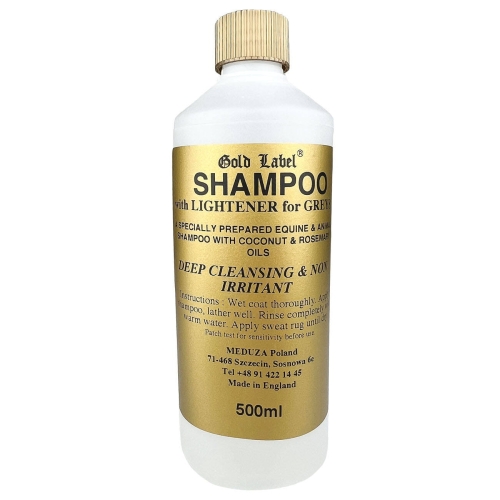 Szampon dla siwych koni Gold Label Shampoo For Greys 500ml