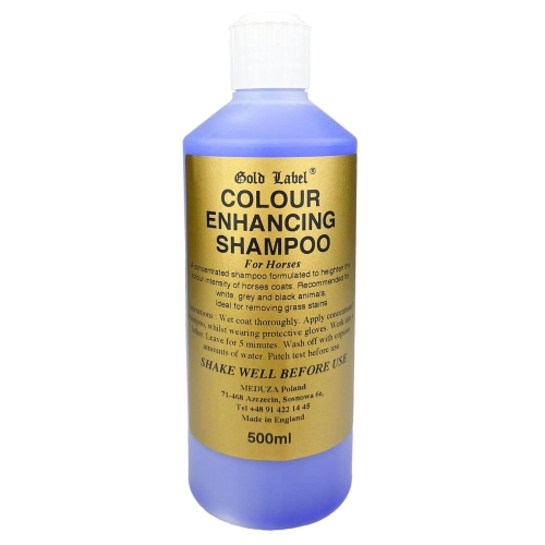 Szampon dla koni Gold Label Colour Enhancing Shampoo 500ml