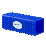 HORZE szczotka Removal & Massage blue