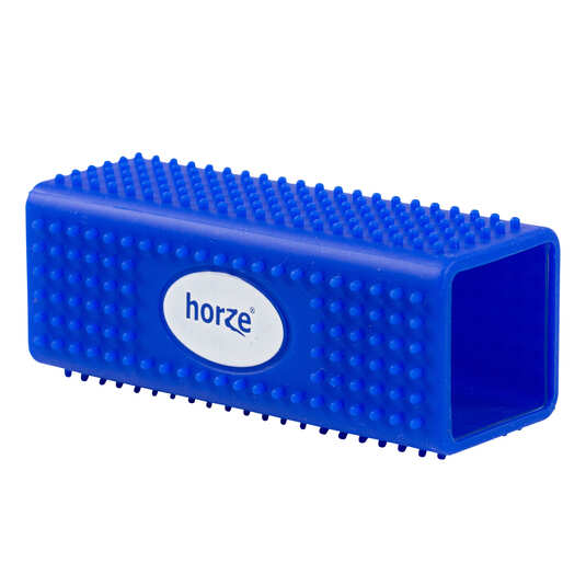 Szczotka dla konia Horze Removal &amp; Massage w kolorze niebieskim