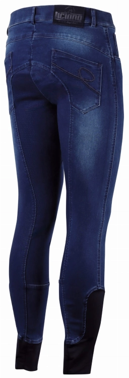 Bryczesy męskie Harry's Horse Liciano w kolorze denim widoczne z tyłu