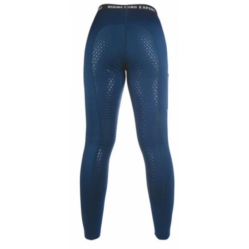 Legginsy jeździeckie HKM Graz w kolorze granatowym