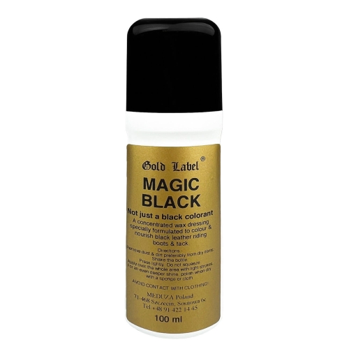 Wosk do skór czarny Gold Label Magic Black 100ml