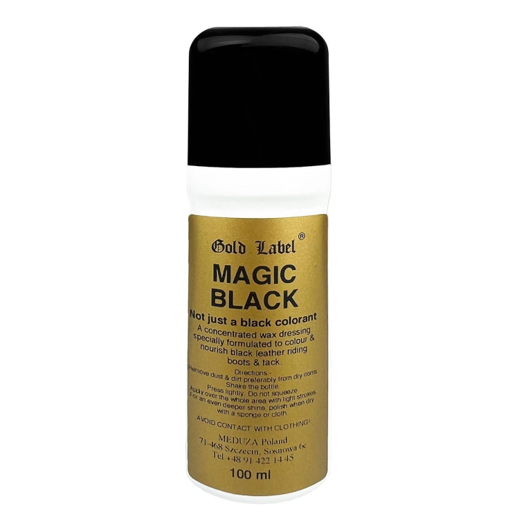 Wosk do skór czarny Gold Label Magic Black 100ml