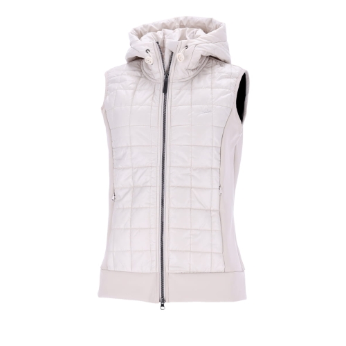 Kamizelka jeździecka Schockemöhle Ravina w kolorze złamanej bieli widoczna z przodu