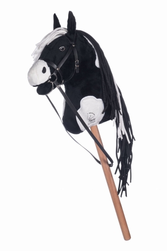 Koń Hobby Horse HKM w kolorze czarno białym w łatki
