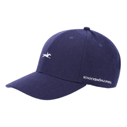 SCHOCKEMOHLE czapka z daszkiem LOGO navy