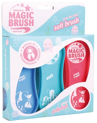 Zestaw szczotek dla konia Magic Brush Jelly-Fish