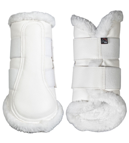 Ochraniacze dla konia HKM Comfort w kolorze białym