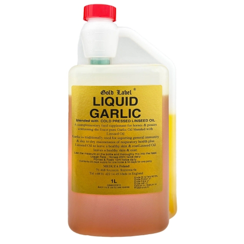 Czosnek dla konia Gold Label Liquid Garlic 1l