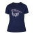 T-shirt jeździecki York Shiny Horse w kolorze granatowym