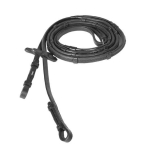 HORZE wodze gumowe SOFT GRIP black