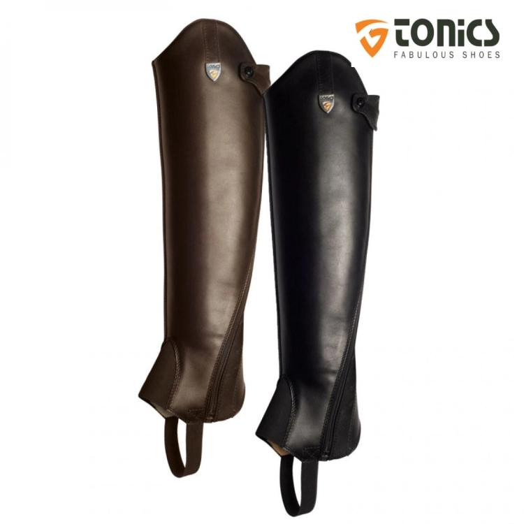Czapsy skórzane TONICS TRITON w kolorze Brown i Black