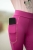 Breginsy dziecięce z kieszenią na telefon w kolorze różowym HKM Junior Polly zaprezentowane przez modelkę