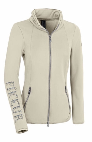 Bluza jeździecka damska Pikeur Pura w kolorze Ivory widoczna od przodu