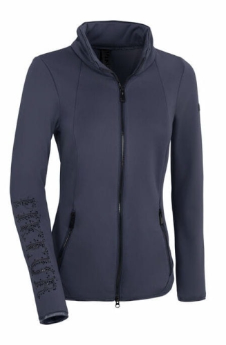 Bluza jeździecka damska Pikeur Pura w kolorze Blueberry widoczna od przodu