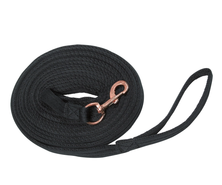 WALDHAUSEN Lonża BLACK /Rosegold