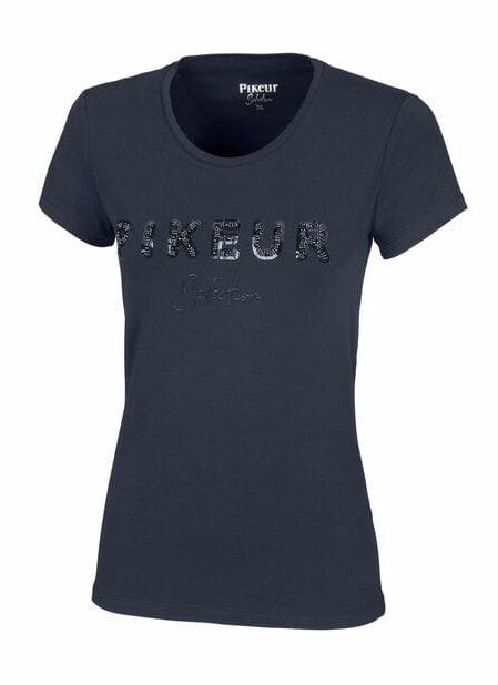 Bluzka jeździecka Pikeur Phily w kolorze Navy Blue z widoczną aplikacją