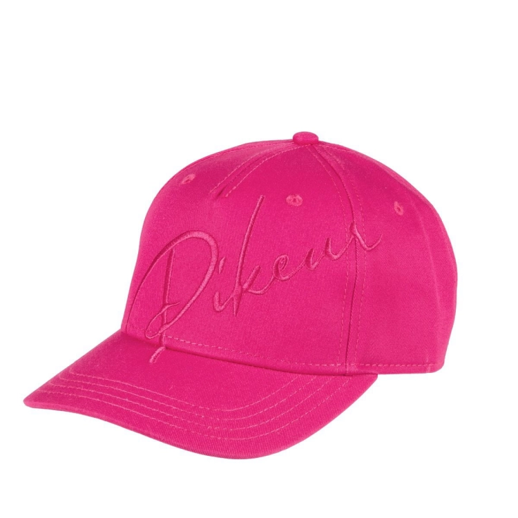 Czapka z daszkiem Pikeur w kolorze Hot Pink, widoczna od przodu