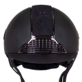 Kask jeździecki QHP Ohio w kolorze black widoczny z przodu