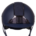 Kask jeździecki QHP Ohio w kolorze navy widoczny z przodu