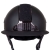 Kask jeździecki QHP Ohio Polo black widoczny z przodu