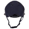 Kask jeździecki QHP Ohio Polo navy widoczny z tyłu
