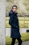 Płaszcz jeździecki Schockemohle Daisy w kolorze deep night zaprezentowany przez modelkę