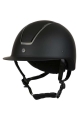 Kask Horze Atmos Metalic II w kolorze black z elementami w kolorze steel
