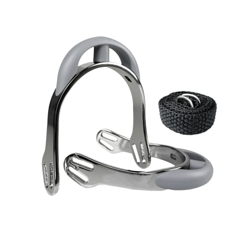 Ostrogi jeździeckie York Gentle w kolorze silver