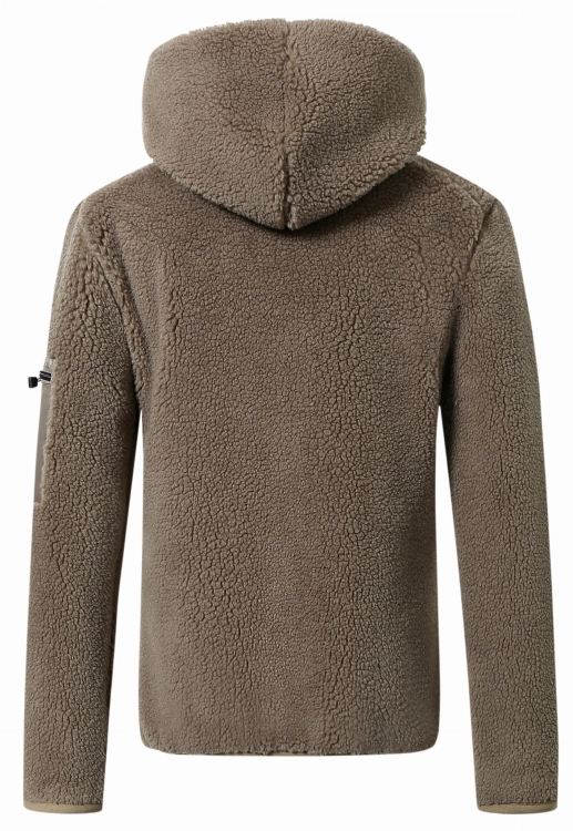 Bluza jeździecka dla dzieci Covalliero Junior w kolorze taupe widoczna z tyłu