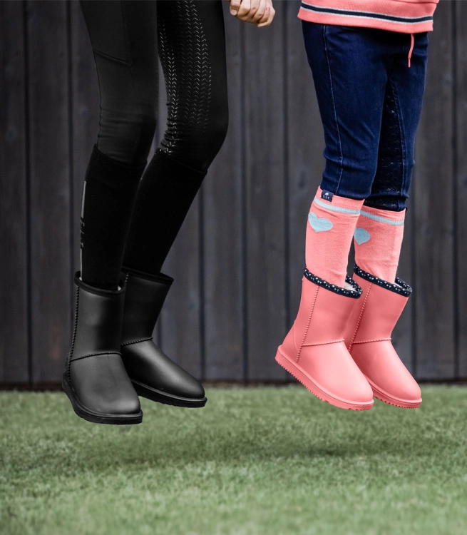 Buty do stajni ocieplane ELT Rainless w kolorze black
