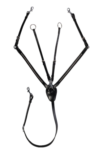 Czarny napierśnik z wytokiem HKM Dana