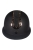 Kask jeździecki HKM Illusion w kolorze czarnym z elementami rosegold widoczny z przodu