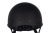 Kask jeździecki HKM Illusion w kolorze czarnym z elementami rosegold widoczny z tyłu