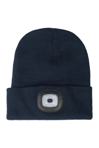 Czapka zimowa z latarką HKM Honey w kolorze deep blue