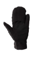 Rękawiczki jeździeckie 2 w 1 Horze Noa w kolorze caviar black