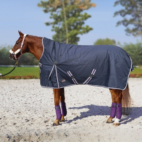 Derka padokowa z kołnierzem 250g/600D Horsenjoy Aristo High Neck