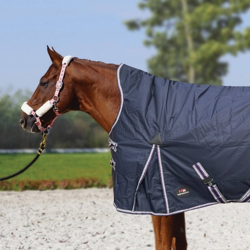 Derka przeciwdeszczowa z kołnierzem 250g/600D Horsenjoy Aristo High Neck