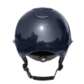Kask jeździecki z regulacją Fair Play Quantinum W-V Spotlight Shiny w kolorze granatowym