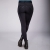 Breginsy zimowe Schockemohle Termo Tights w kolorze deep night zaprezentowane przez modelkę, widoczne z tyłu