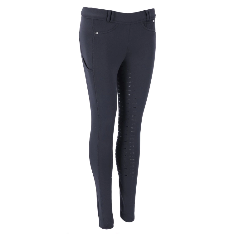 Breginsy zimowe Schockemohle Termo Tights w kolorze deep night widoczne z przodu