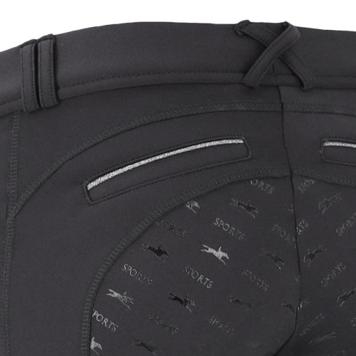 Breginsy zimowe z ozdobnymi kieszeniami Schockemohle Termo Tights w kolorze graphite