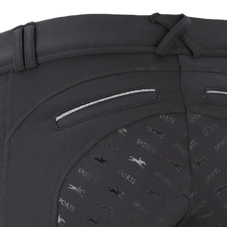 Breginsy zimowe z ozdobnymi kieszeniami Schockemohle Termo Tights w kolorze graphite